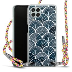 New Carry Case Transparent Stoff colourful/silber