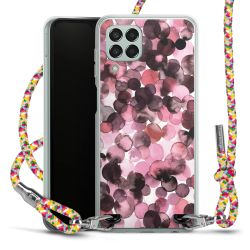 New Carry Case Transparent Stoff colourful/silber