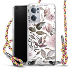 New Carry Case Transparent Stoff colourful/silber