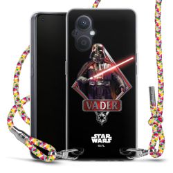 New Carry Case Transparent Stoff colourful/silber