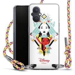 New Carry Case Transparent Stoff colourful/silber