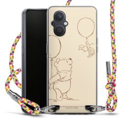 New Carry Case Transparent Stoff colourful/silber