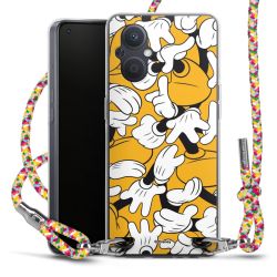 New Carry Case Transparent Stoff colourful/silber