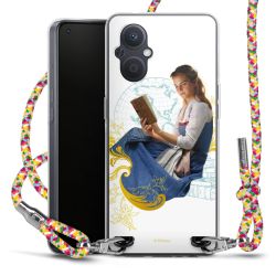 New Carry Case Transparent Stoff colourful/silber