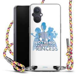 New Carry Case Transparent Stoff colourful/silber