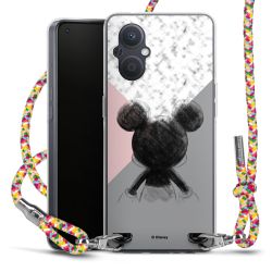 New Carry Case Transparent Stoff colourful/silber