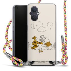 New Carry Case Transparent Stoff colourful/silber