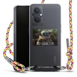 New Carry Case Transparent Stoff colourful/silber