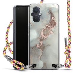 New Carry Case Transparent Stoff colourful/silber