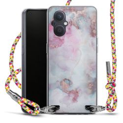 New Carry Case Transparent Stoff colourful/silber