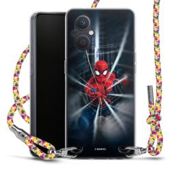 New Carry Case Transparent Stoff colourful/silber