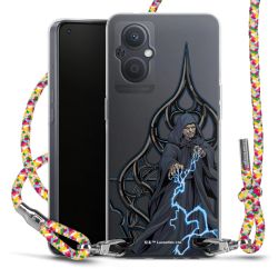 New Carry Case Transparent Stoff colourful/silber