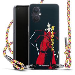 New Carry Case Transparent Stoff colourful/silber