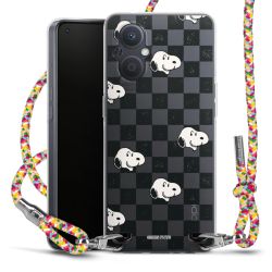 New Carry Case Transparent Stoff colourful/silber