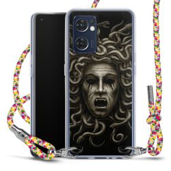 New Carry Case Transparent Stoff colourful/silber