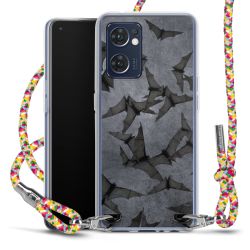 New Carry Case Transparent Stoff colourful/silber