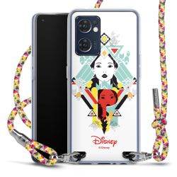 New Carry Case Transparent Stoff colourful/silber