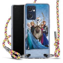 New Carry Case Transparent Stoff colourful/silber