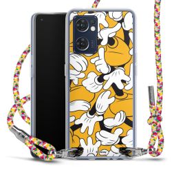 New Carry Case Transparent Stoff colourful/silber