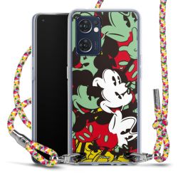 New Carry Case Transparent Stoff colourful/silber