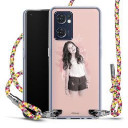 New Carry Case Transparent Stoff colourful/silber