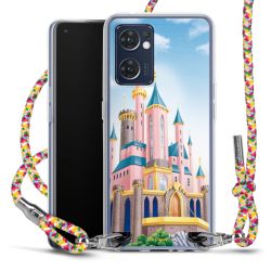 New Carry Case Transparent Stoff colourful/silber