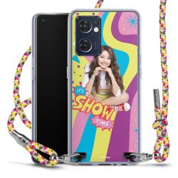 New Carry Case Transparent Stoff colourful/silber