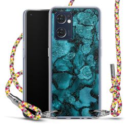 New Carry Case Transparent Stoff colourful/silber