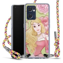 New Carry Case Transparent Stoff colourful/silber