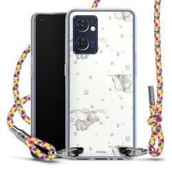 New Carry Case Transparent Stoff colourful/silber