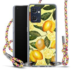 New Carry Case Transparent Stoff colourful/silber