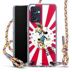 New Carry Case Transparent Stoff colourful/silber