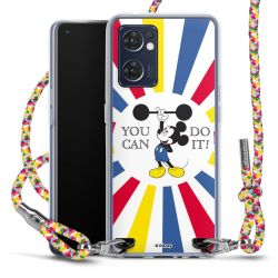 New Carry Case Transparent Stoff colourful/silber