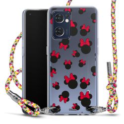 New Carry Case Transparent Stoff colourful/silber