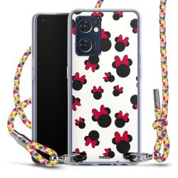 New Carry Case Transparent Stoff colourful/silber