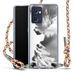 New Carry Case Transparent Stoff colourful/silber