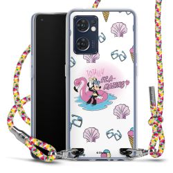 New Carry Case Transparent Stoff colourful/silber