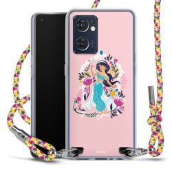 New Carry Case Transparent Stoff colourful/silber