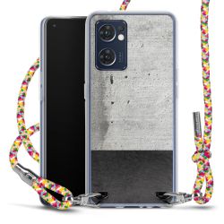 New Carry Case Transparent Stoff colourful/silber