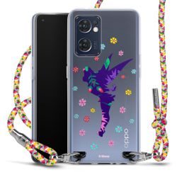 New Carry Case Transparent Stoff colourful/silber