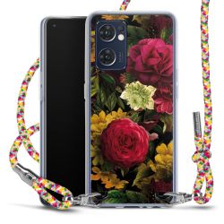 New Carry Case Transparent Stoff colourful/silber