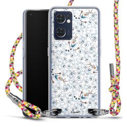 New Carry Case Transparent Stoff colourful/silber