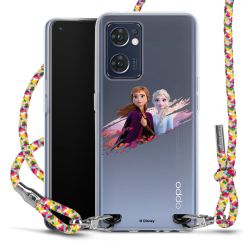 New Carry Case Transparent Stoff colourful/silber