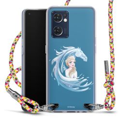 New Carry Case Transparent Stoff colourful/silber