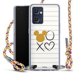 New Carry Case Transparent Stoff colourful/silber