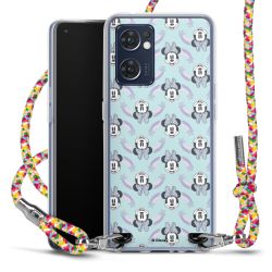 New Carry Case Transparent Stoff colourful/silber