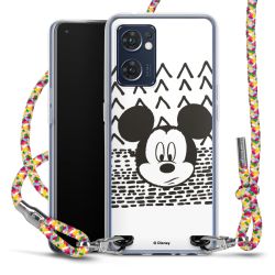 New Carry Case Transparent Stoff colourful/silber