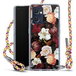 New Carry Case Transparent Stoff colourful/silber