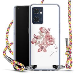 New Carry Case Transparent Stoff colourful/silber