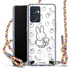 New Carry Case Transparent Stoff colourful/silber